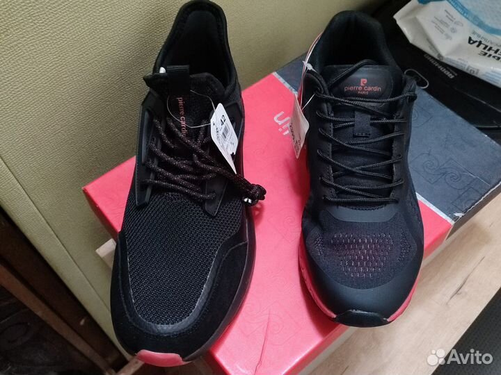 Кроссовки летние, с замшей, Pierre Cardin