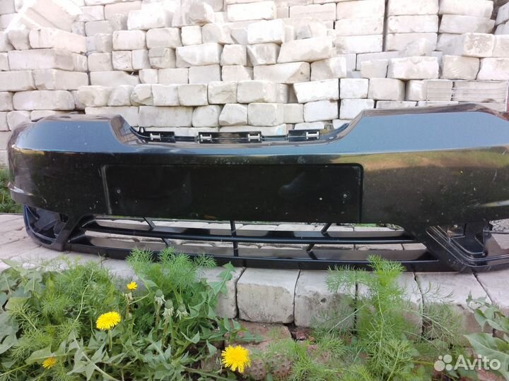 Бампер передний чёрный Daewoo Nexia 2 рестайлинг