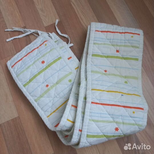 Балдахин в кроватку с держателем, бортики