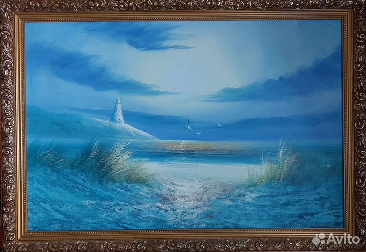 Картина маслом на холсте бу