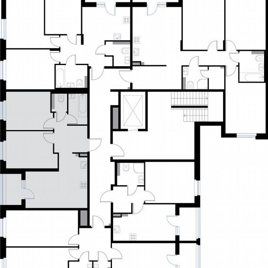 2-к. квартира, 52,1 м², 2/3 эт.