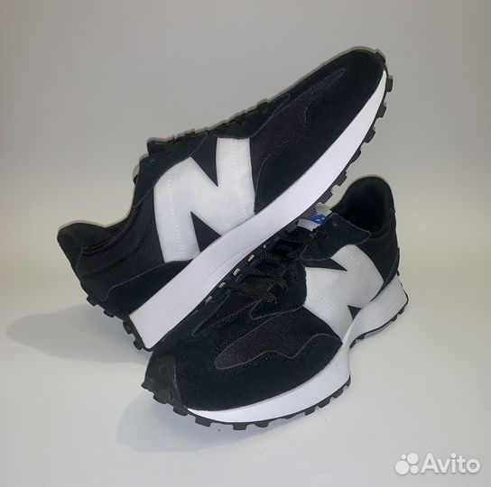 Кроссовки мужские new balance 327 черные оригинал