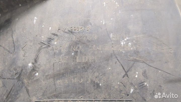 Защита арок (подкрылок) правая передняя Jeep Grand Cherokee