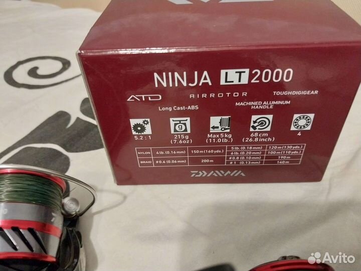 Катушки Daiwa ninja LT2000
