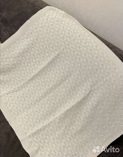 Плед детский вязаный