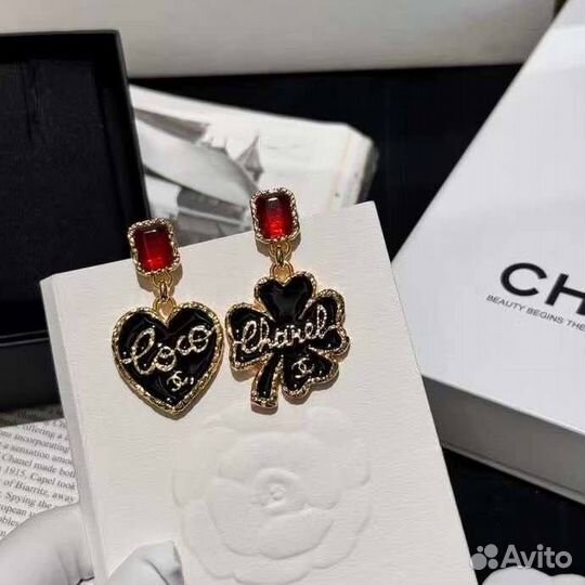 Серьги Шанель Chanel