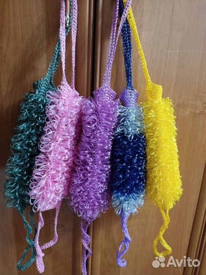 Мочалка ручной работы