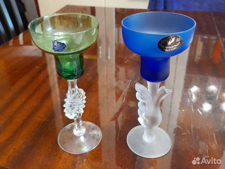 Хрустальные подсвечники