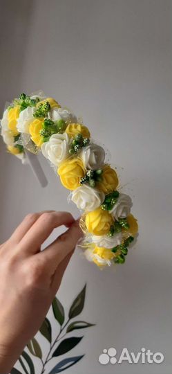 Цветочные ободки