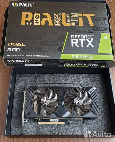 Видеокарта Palit GeForce RTX 2060 super dual 8GB купить в Москве ...