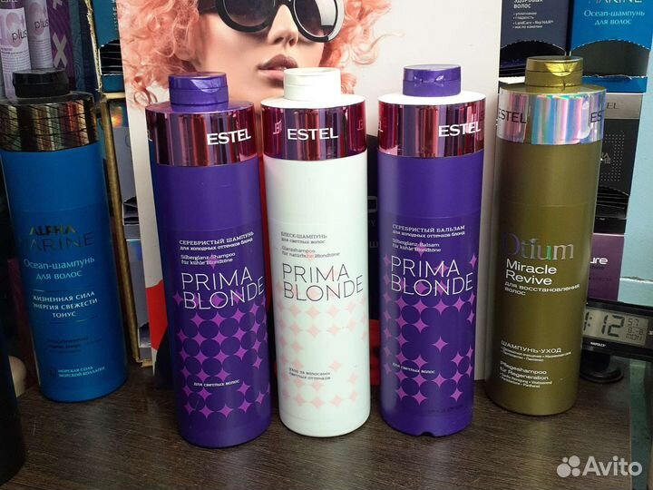 Шампунь и бальзам литры Эстель Отиум