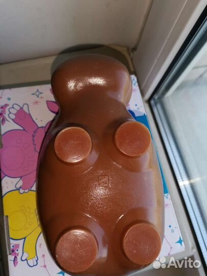 Игрушка бегемот СССР пластмас