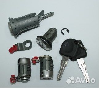 Личинки замка зажиг.+двери и багажника Daewoo Mati