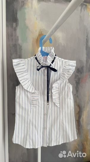 Блузка школьная 128