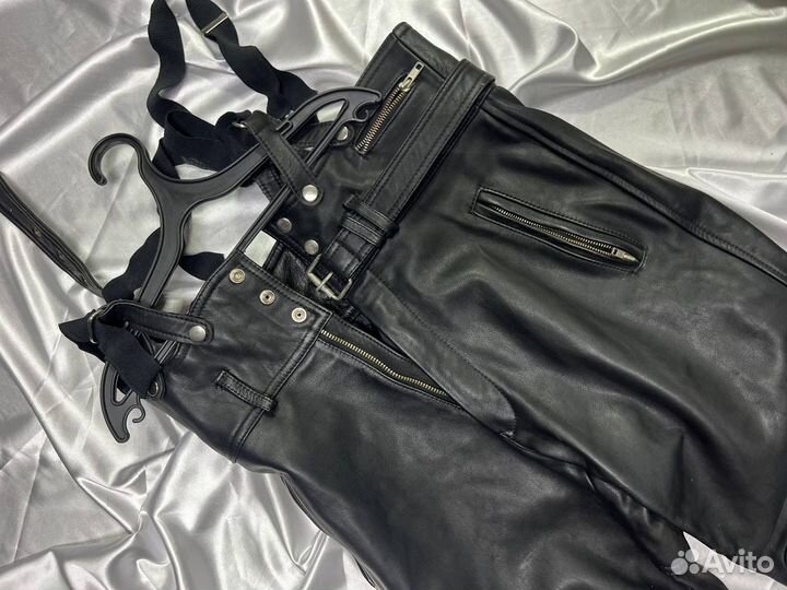 Мотокомбенизон женский натуральная кожа