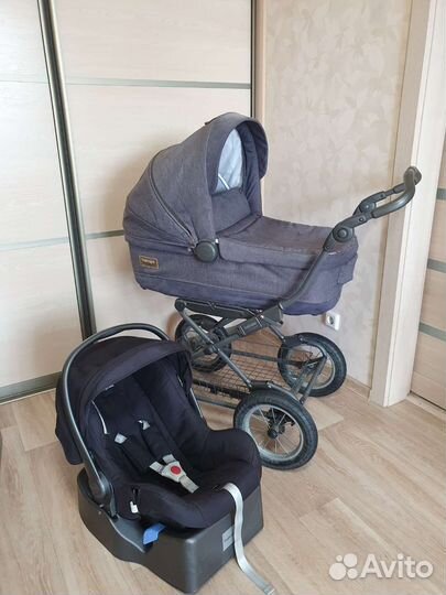 Коляска 2 в 1 люлька и автокресло