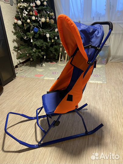 Детские санки коляска