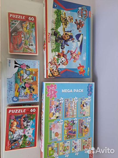 Пазлы Castorland, Ravensburger, Trefi, Peppa Pig