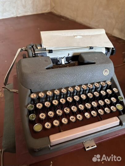 Печатная машинка москва СССР