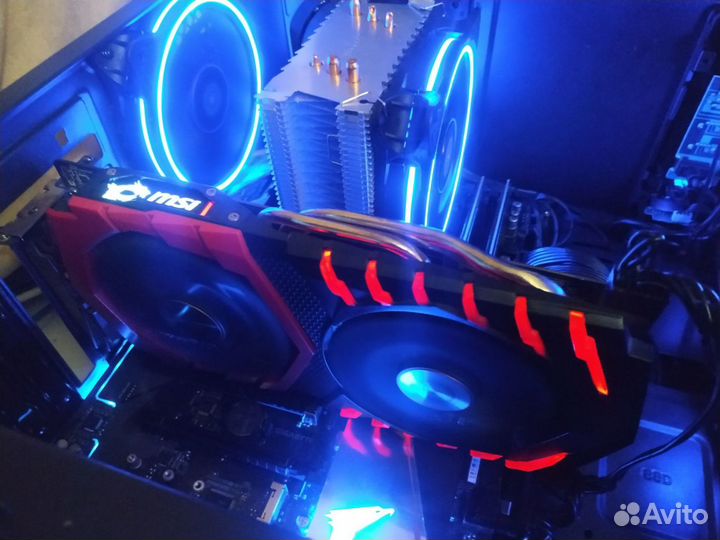 Видеокарта rx 570 4 gb MSI gaming x