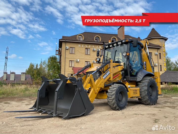 Экскаватор-погрузчик Builder BL388, 2024