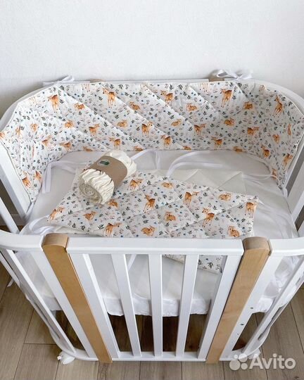 Бортики в детскую кроватку новые