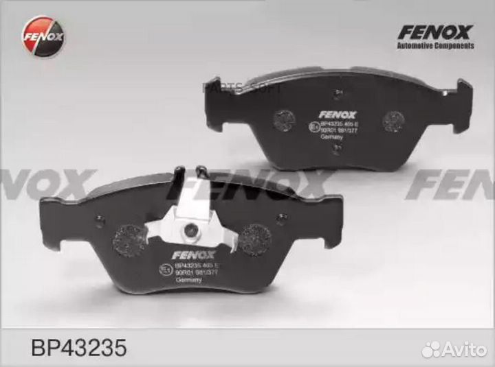 Fenox BP43235 Колодки тормозные mercedes W210/W202