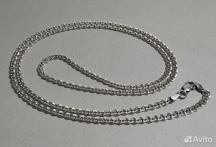 Серебряная цепочка, плетение «Нонна»