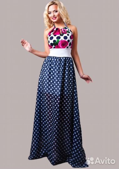 Платье новое с биркой летнее нарядное 44 размер