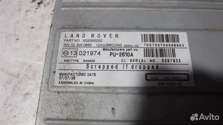 Ченджер компакт-дисков Land Rover Range Rover III