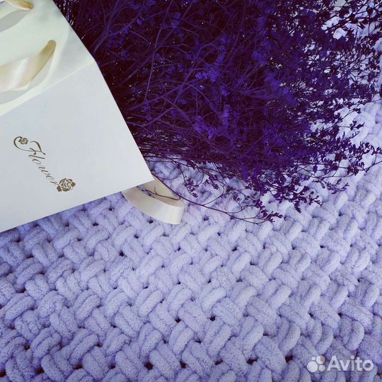 Плед ручной работы