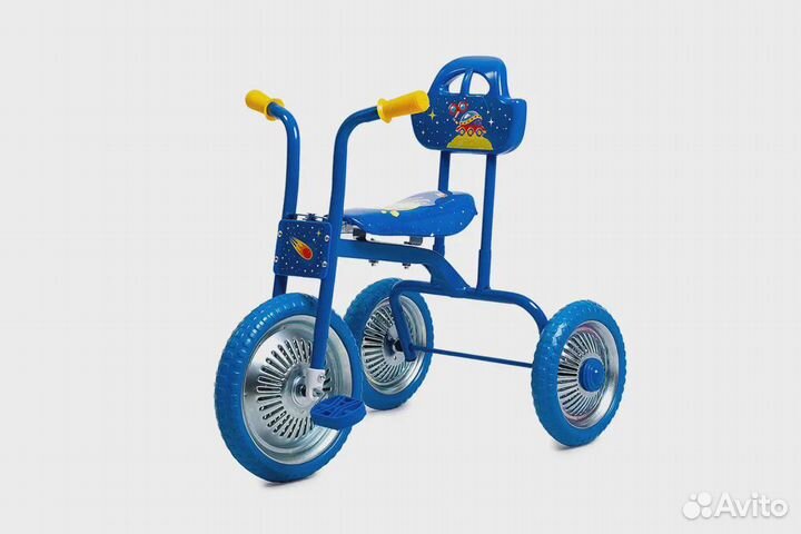 Велосипед 3 колесныйесный Лунатики синий 641333