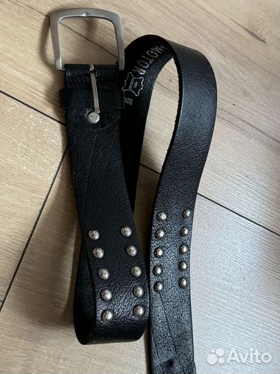 Ремень мужской Motor USA кожа 4,5 см