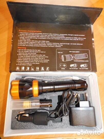 Сверхмощные фонари на основе диода XML T6