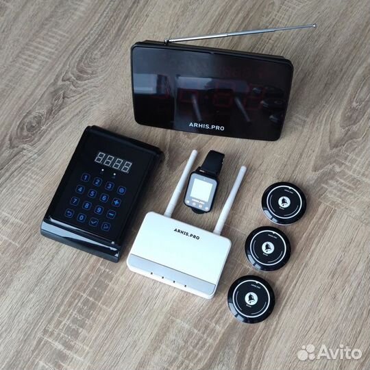 Кнопка вызова персонала, мастера / часы, пульт, та