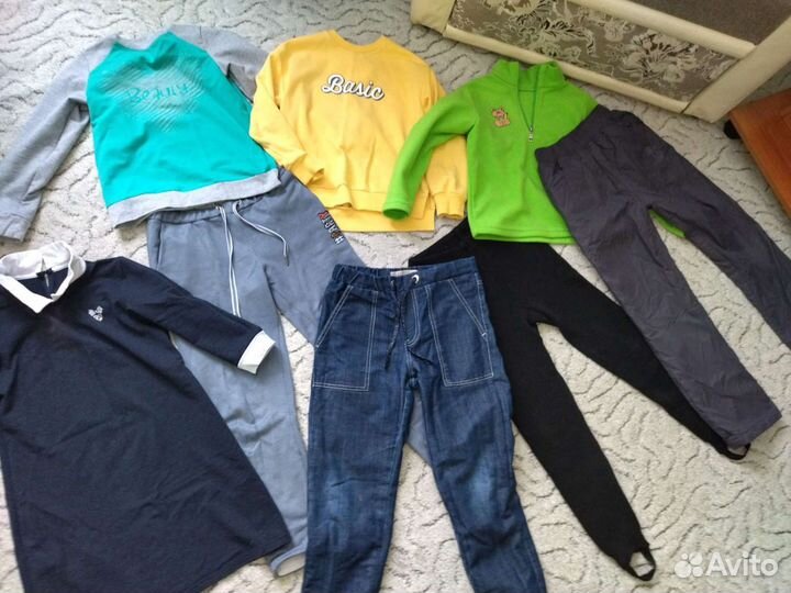 Вещи пакетом на девочку от 6 до 8 лет