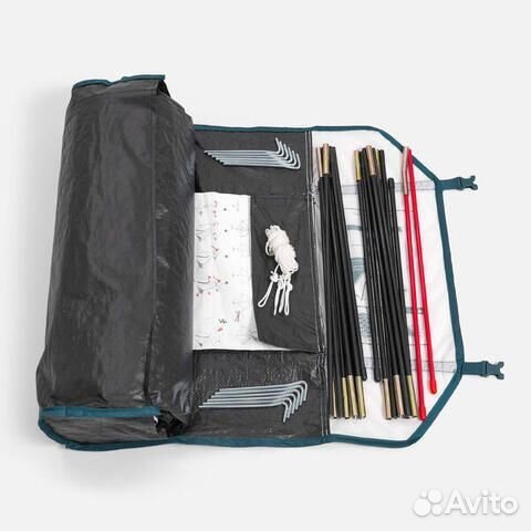 Кемпинговая палатка Quechua MH100 Fresh & Black