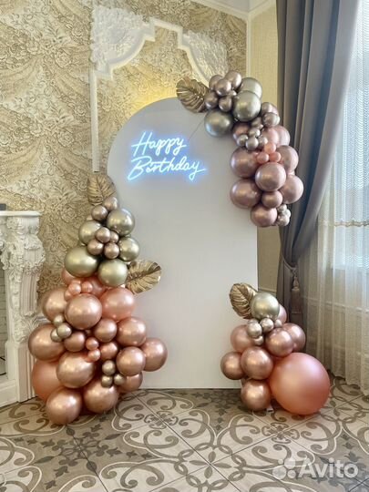 Фотозона на день рождения, гендер пати, свадьба