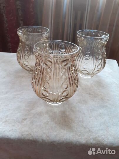 Плафоны для люстры СССР 3шт