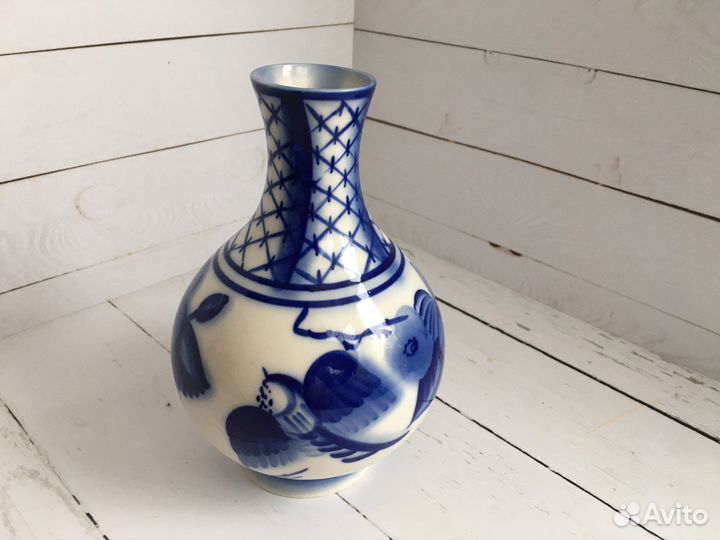 Кувшин Ваза Гжель Фарфор