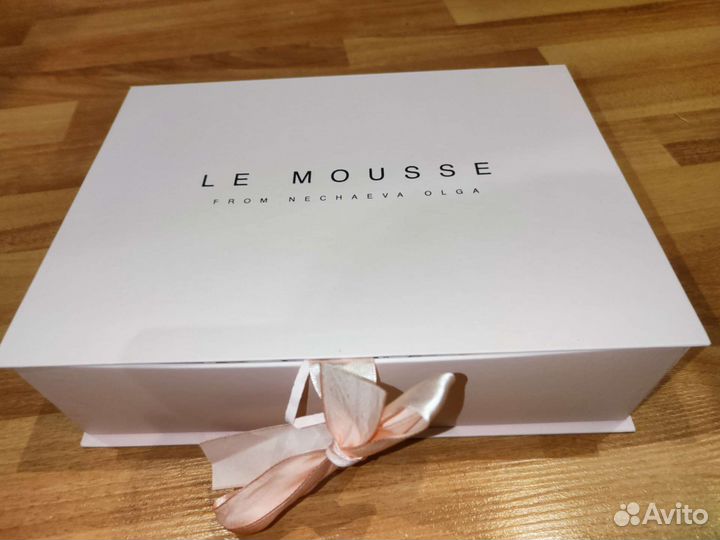 Le mousse бокс розовый, пустой