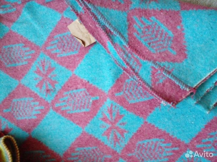 Одеяло шерстяное байковое СССР