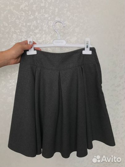 Юбка серая школьная