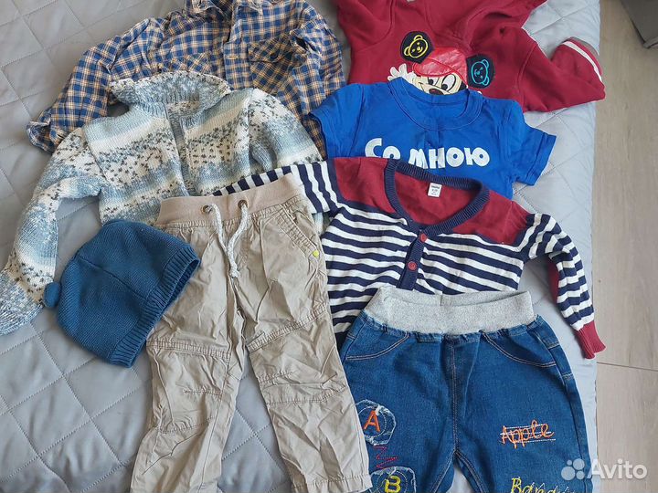 Вещи пакетом на мальчика 1 год