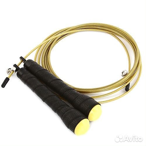 Скакалка скоростная для кроссфита,ручки полиуретан