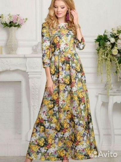 Инедальное платье на 8 марта. Платье в мимозах