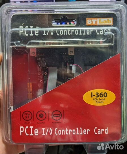 ST-Lab I-360- PCI-E x 2 com port - новый