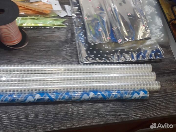 Подарочная упаковка, лента, пакеты