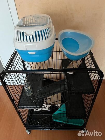 Клетка для грызунов шиншилл дегу хорька переноска