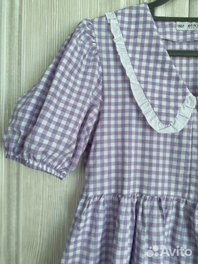 Платье в клетку